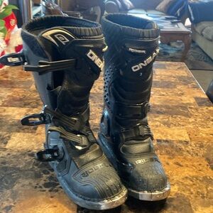 O’Neal  Ryder youth, motocross boots size 6, color, black